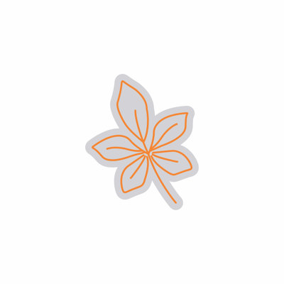  | Enseigne néon en forme de feuille | Fabriqué avec des tubes néon incassables de haute qualité qui émettent une lueur orange vibrante, durable pour plus de 50 000 heures d'éclairage uniforme | 24 x 20 | Orange