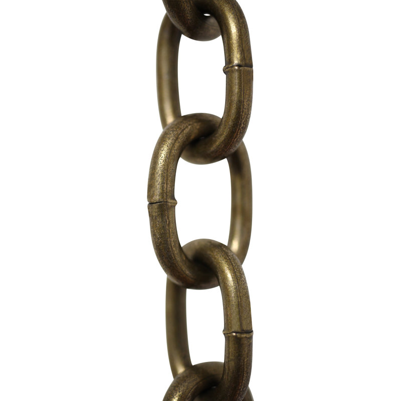 Chaîne ovale à chaînette (3 pieds), Laiton antique