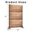 Paravent d'extérieur rectangulaire en métal 72 "x 47"-113468614