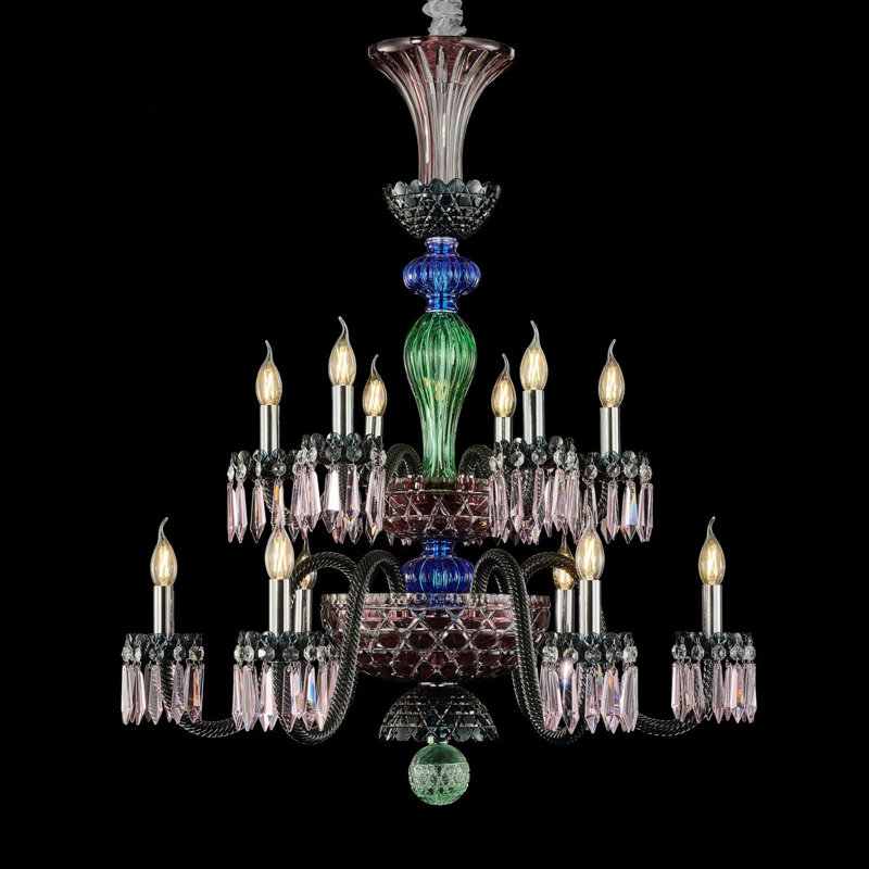 Noir 12-Light Chandelier