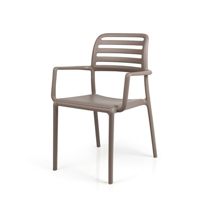 Geertruidenberg Stacking Patio Dining Armchair with Cushion