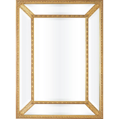 The Hilcome Estate Wood Flat Wall Mirror