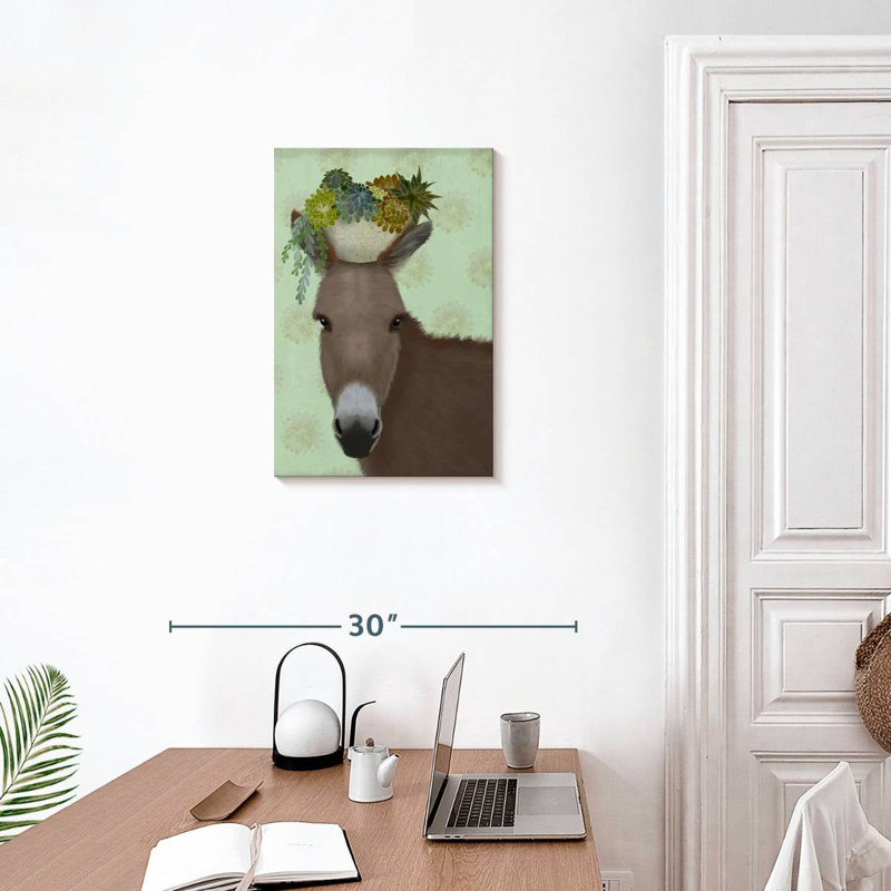 Âne succulente, H 24 po x l 16 po