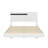 Queen-Sized 3-Piece Floating Bed Frame Set With Integrated LED Lighting And Two Stylish Nightstands