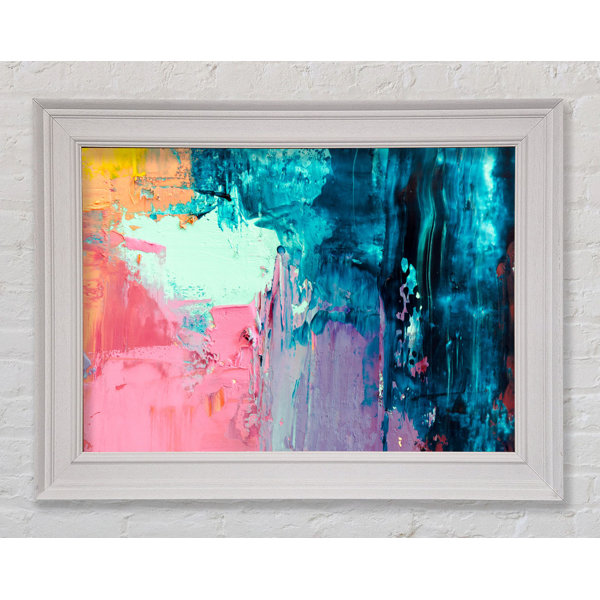 Ivy Bronx Texture Of Paint Media Framed Print | Wayfair.co.uk