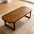 Brown Solid Wood Rectangular Conference Table, Seats 6-8 People