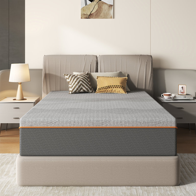 Memory Foam Mattress, Fiberglass Free, Twin, 12"