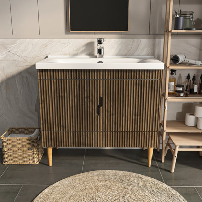 Sahra Single Bathroom Vanity with Ceramic Basin