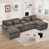 Stone Gray Chenille