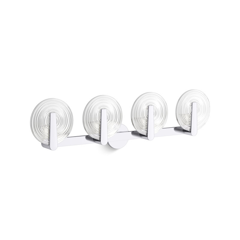 Hint Four-Light Sconce, Polished Chrome