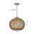 Rattan Pendant Lights for Kitchen Island,Globe Rattan Pendant Shade-2046299526