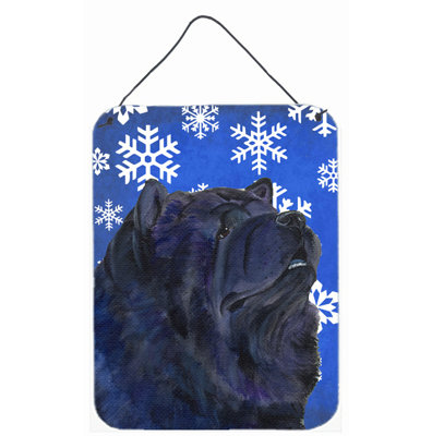 Impression sur plaque de noël winter neiges