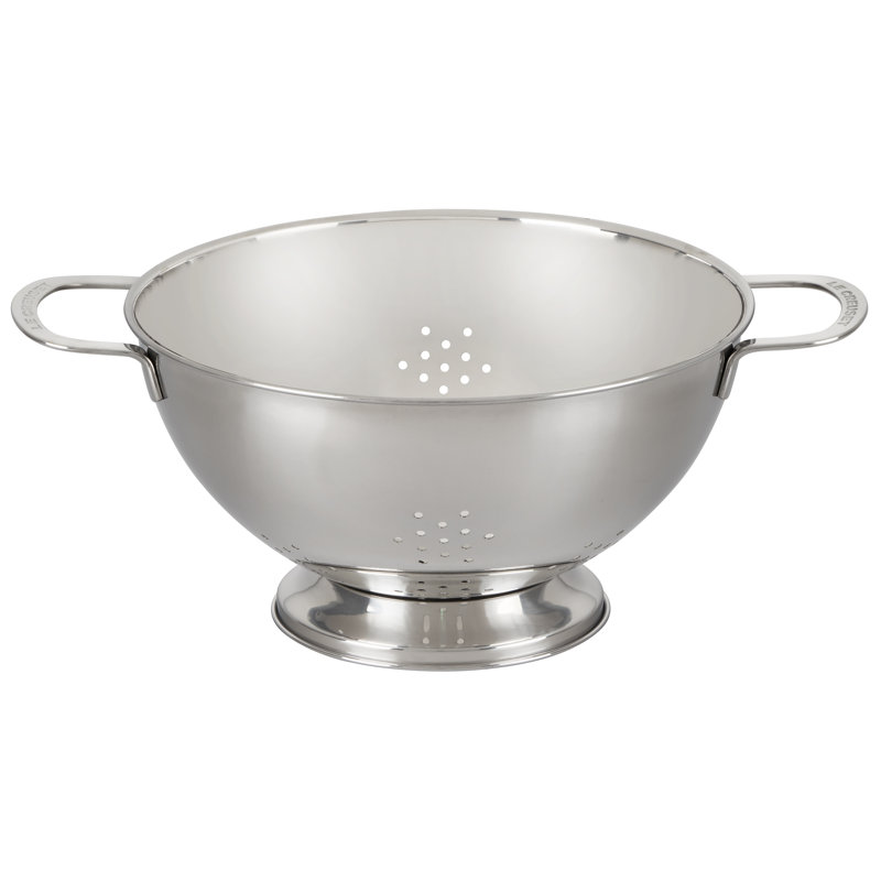Le Creuset Large Stainless Steel Stackable Colanders Set of 3