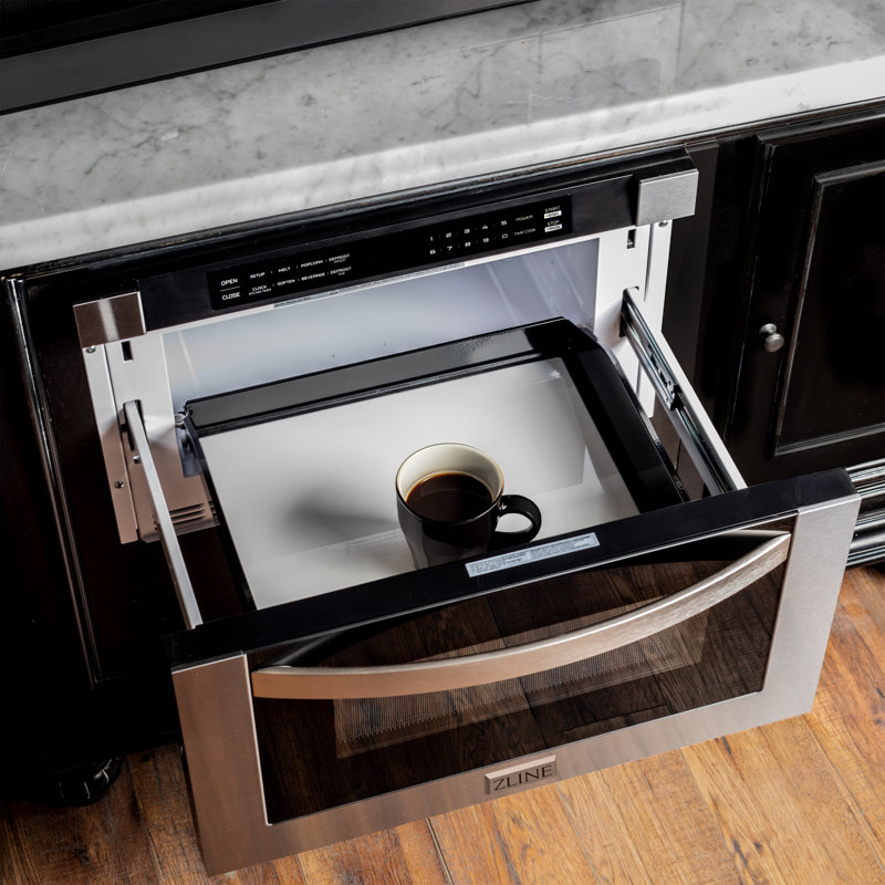 ZLINE 24" 1.2 cu. ft. Built-in Microwave Drawer, Stainless Steel