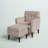 Theo 33.5'' Wide Polyester Armchair And Ottoman-1392724138