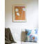 Cream Flowers On Orange Painting-1924375655