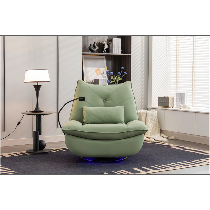 Comfortable Power Recliner Chair with Multifunctional Features for Various Rooms, Green