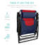 Fauteuil surdimensionné d'extérieur pliable avec plateau latéral Danny-James-52113901