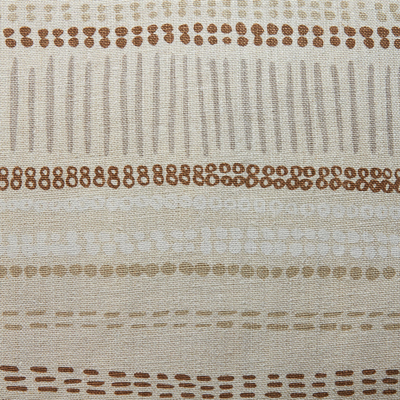 Saybrook Fabric, Gray/Brown/White