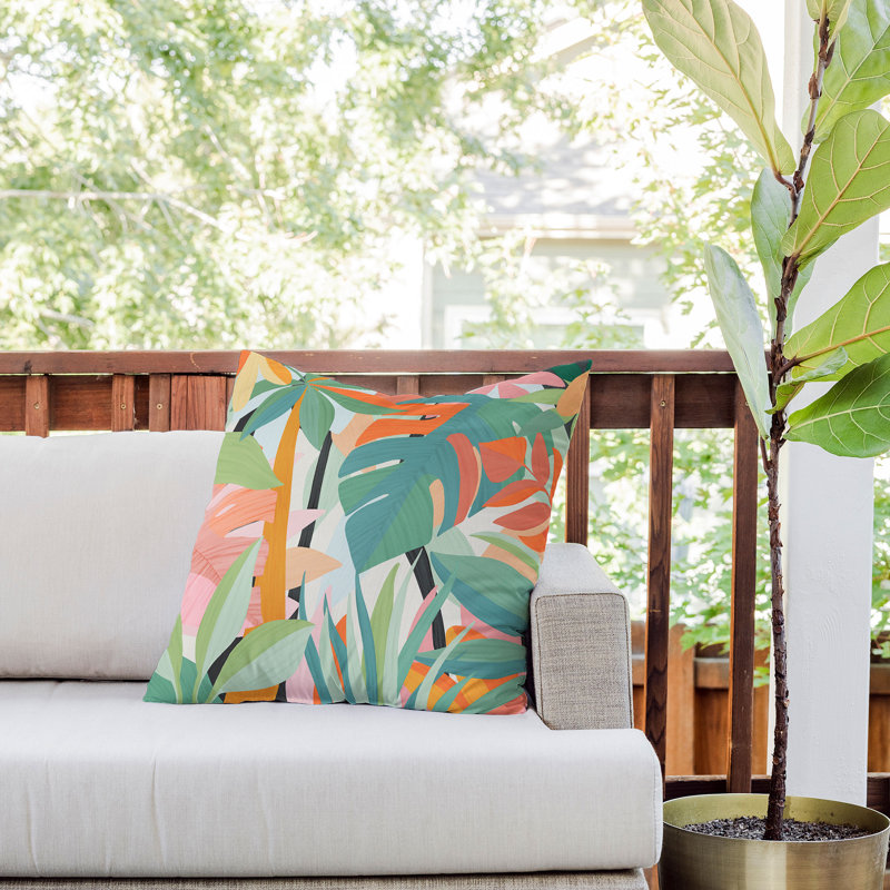 Coussin El Reversible, H 20 po x l 20 po