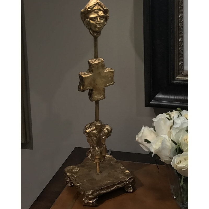 Harbine Fragment Table Lamp, Aged Gold
