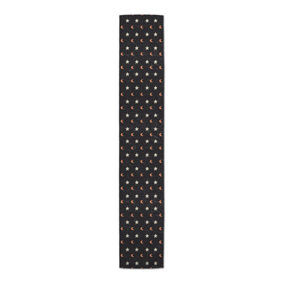 Cailynn Geometric Halloween Table Runner