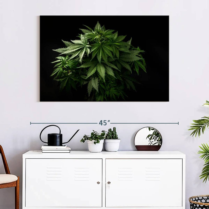 Senne Marijuana Cluster, 26" H x 39" W