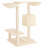 vidaXL Cat Tree Engineered wood, plush, sisal Medium Durable-421564565