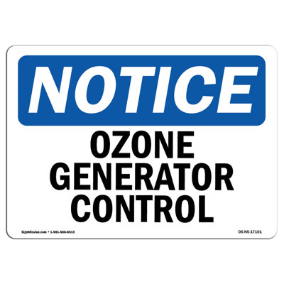 Ozone Generator Control Sign