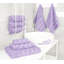 Ensemble de serviettes de bain 100% coton de qualité supérieure, collection 6 pièces Darcelle super douce et absorbante-52591581