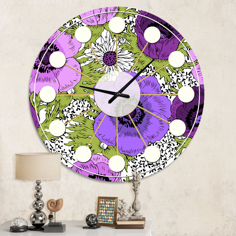 Horloge murale Mid-Century, Moyenne