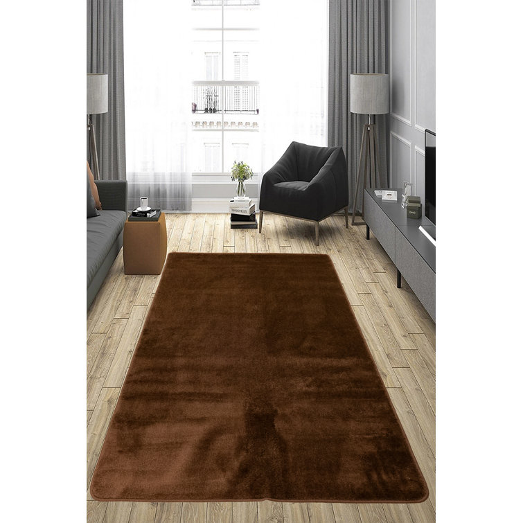 Tapis brun 3 pi x 5 pi