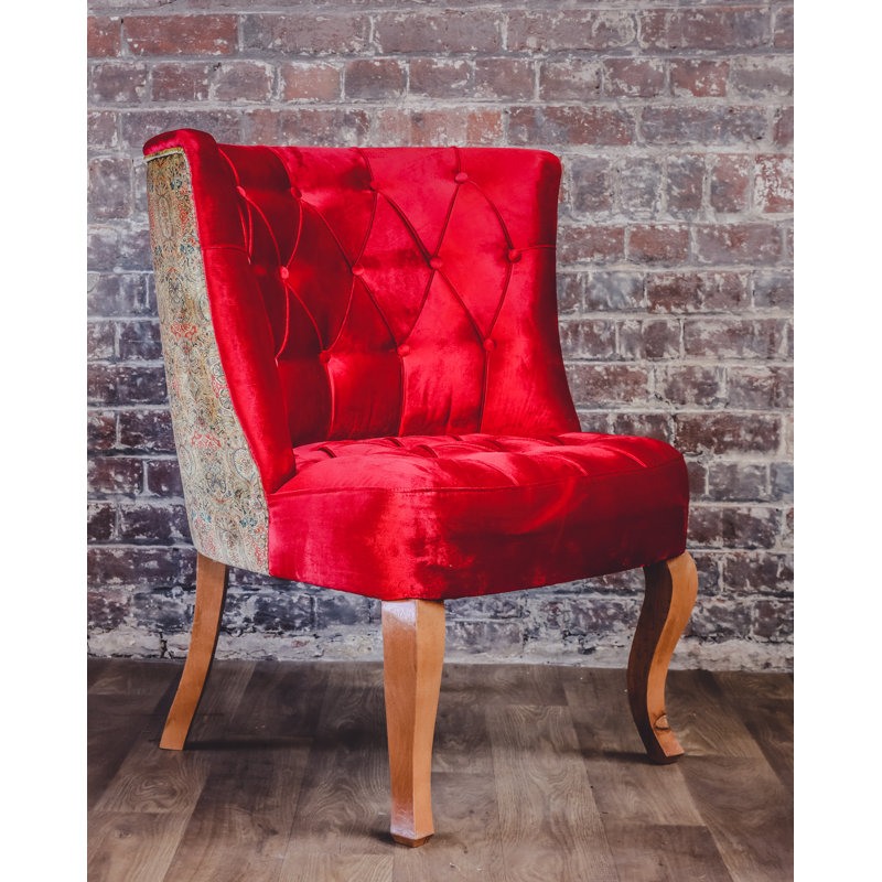 Blythdale Velvet Barrel Chair