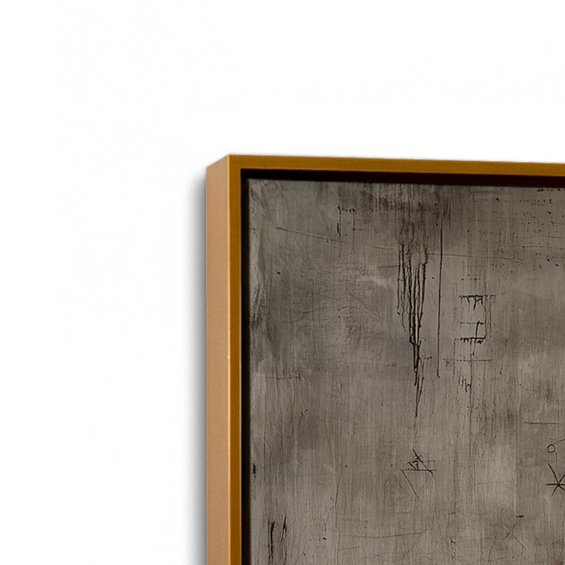 Echoes of Shadow v2, ensemble de 2 impressions, 16" x 16", Polished Gold Floater Frame