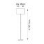 Avonlea 161.5cm Matt Black Traditional Floor Lamp