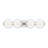Atomo 4 Vanity Light with Clear Glass-974878047