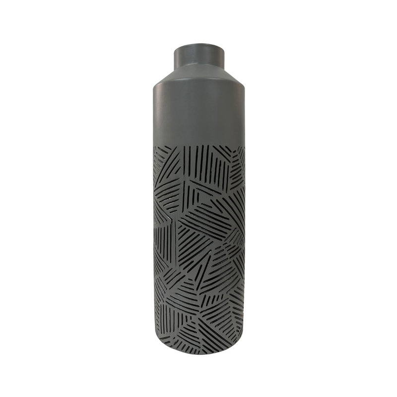 Polyresin Modern Vase for the Living Room, Elegant Decorative Vase, 50cm H x 16cm W x 16cm D