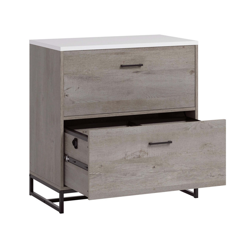 Classeur latéral avec glissières pleine extension
