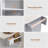 Kitchen Island With Trash Can Storage Cabinet, Kitchen Cart With Drop Leaf, Spice Rack, Towel Rack And Drawer, Rolling Kitchen Island On Wheels With Adjustable Shelf, Grey-1316634710-1316634707