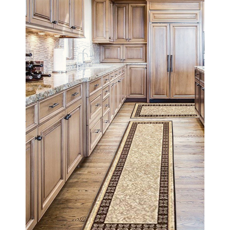 Shamiera 2 Piece Kitchen Mat Set