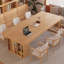 Bureau rectangulaire en bois massif Burlywood-575708349