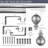 Aariah Metal Adjustable Single Curtain Rod-1350079769-1350079768