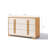 47.2'' W Natural and White 6-Drawer Dresser