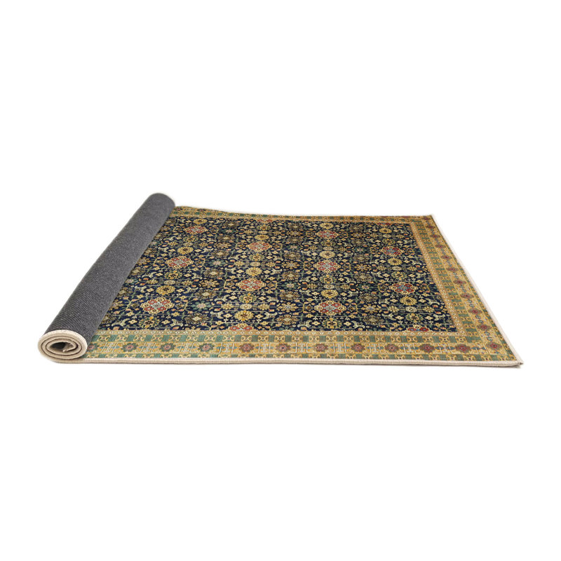 Tapis oriental bleu Point, Rond 8 pi