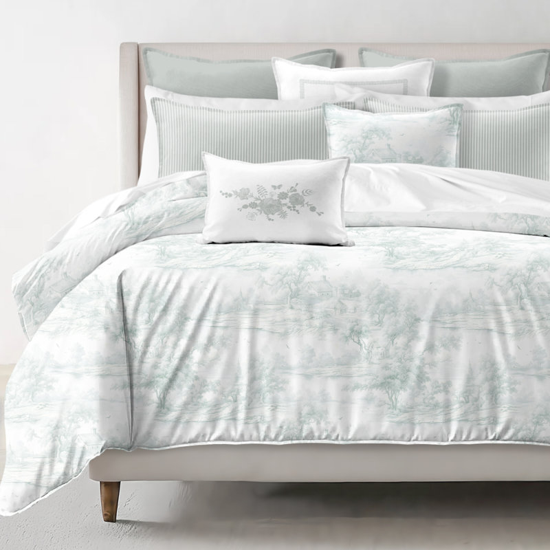 Rustic Cabin Sage, Queen Comforter