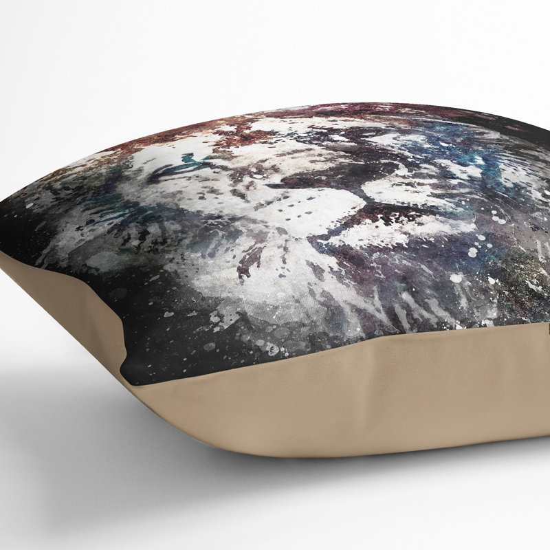 Square Cushion, 40cm H x 40cm W x 15cm D, Stone