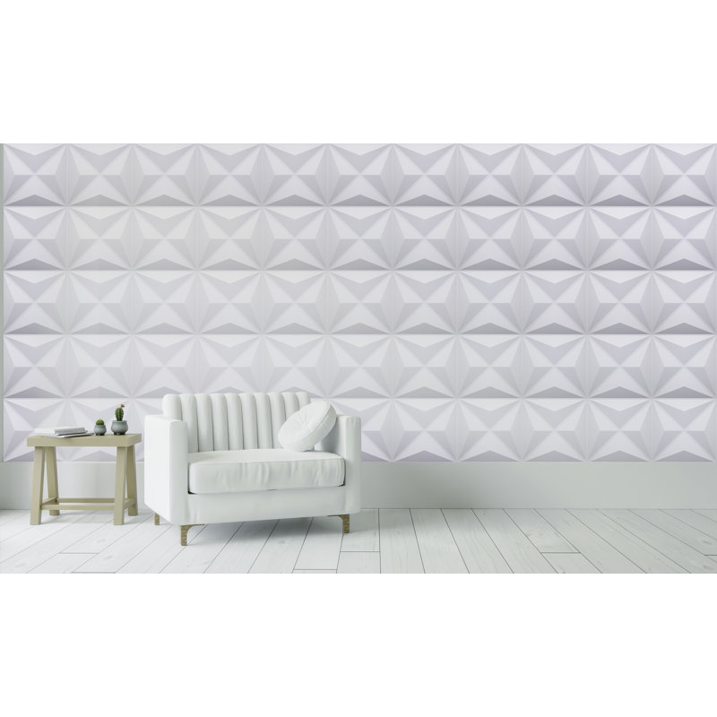 Panneau mural blanc 19,7 po x 19,7 po Falkirk Ross