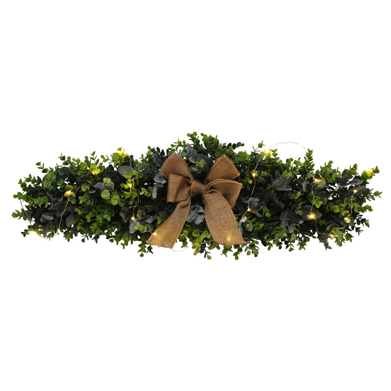 Guirlande de buis 32 "avec lumière DEL