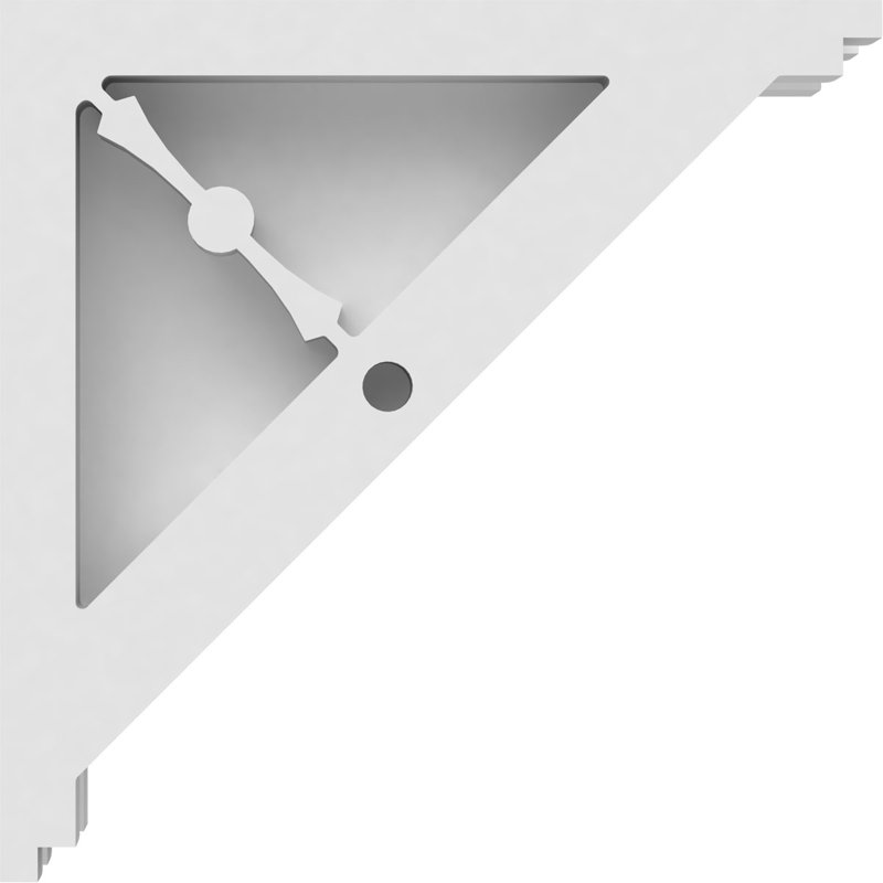 Corbeau en PVC de qualité architecturale Artisan, H 6 po x l 6 po x P 1,875 po