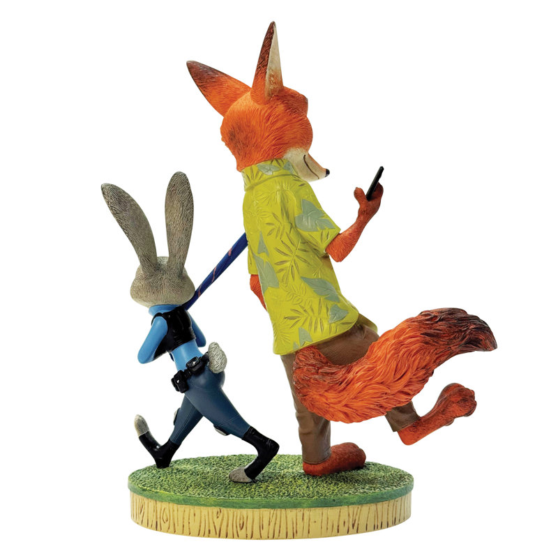 Figurine Enesco Disney Showcase Zootopia Nick et Judy debout 8,07 pouces